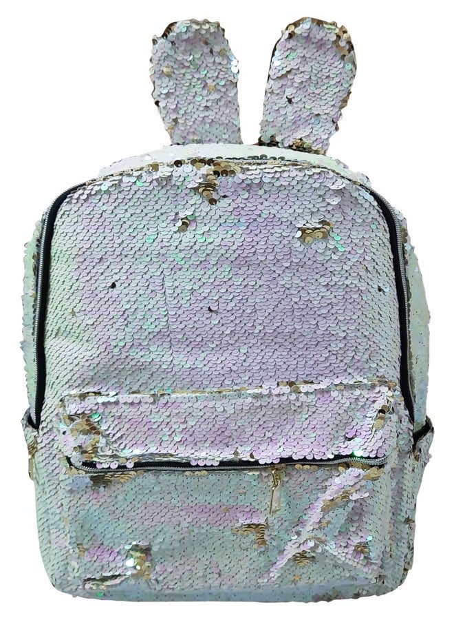 ONOTIC Girl's Sequin Bow School Backpack - Image 1